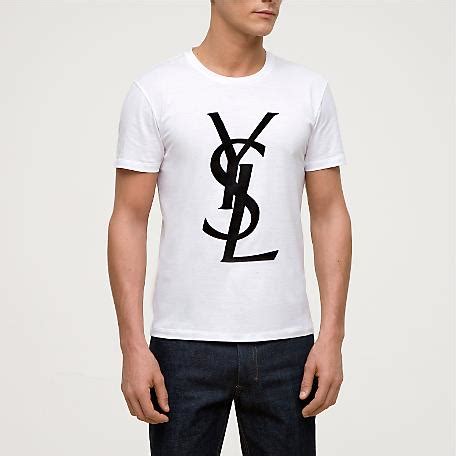 ysl men tshirt|ysl denim shirt.